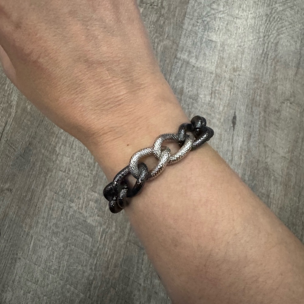 Park Lane Chunky Two Tone Chain Bracelet